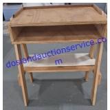 Wooden Work Table. 29"x26"x18"