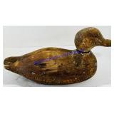 Glass Eye Wooden Duck Target