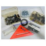 Lot of Screws, Washers and Miscellaneous Tools