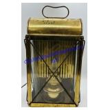 Glass and Metal Electric Lamp (missing electrical