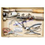 Ratcheting Driver, Lathe, Scissors, Etc