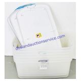 6 106 Quart Totes w/ Lids