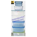 7 Mixed Totes w/ Lids