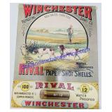 Vintage 1993 Winchester Arms Co. Metal Sign