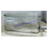 Clear Glass Beverage Dispenser with Lid