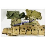 5 US Military Canvas Pouches