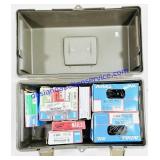 Plastic Toolbox of Boxed Nails