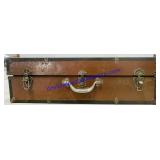 Antique Wooden Instrument Chest With Key