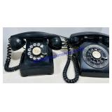 Two Vintage Western Model Rotary Telephones
