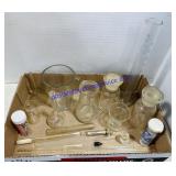 Lot of Glass Miscellaneous Medical Items