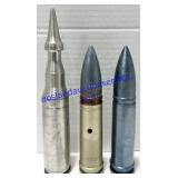 3 Emptied/Model Mortar Shots