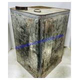 Vintage Tin Gas Can  9 x 14"