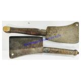 2 Large Meat Cleavers