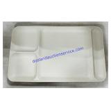 4 Plastic Divided Trays