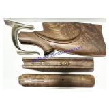 4 Wood/Metal Gun Stock Components