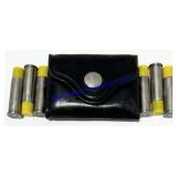 Bianchi Leather Ammo Pouch w/ 6 Speer 38 Special