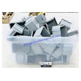 Tote of Plastic Parts Bins