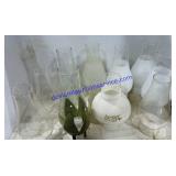 11 Glass Lamp Chimneys
