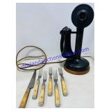 Antique Kellogg Candlestick Telephone and Vintage