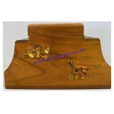 Vintage Wooden Pipe Rack