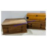 3 Wooden Jewelry Boxes