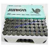 50 .22 Junior Long Rifle Rim Fire Cartridges