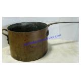 Hand Hammered Copper Saucepan Stamped S.B.Traub