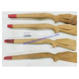 4 Wooden Gun Stocks