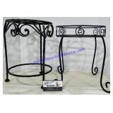 2 Metal Plant Stands