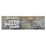 Browning Fitted Luggage Cases Metal Sign 30x9'