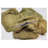 5 Burlap Sacks