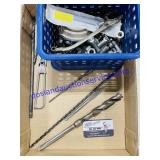 Drill Bits, Screws, Wrench, Etc