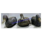 3 Plastic & Foam Duck Decoys