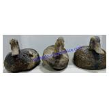 3 Plastic & Foam Duck Decoys