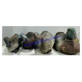 4 Plastic Duck Decoys