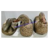 3 Plastic & Foam Duck Decoys