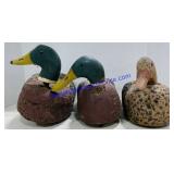 3 Foam Duck Decoys