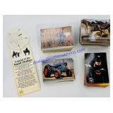 Agricultural & Batman Collector Cards, & Sand