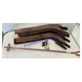 7 Agricultural Blades, Auger Stake, & Fasteners