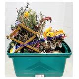 Lot of Faux Plant Decorations