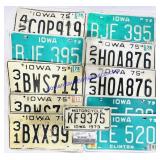 11 Iowa License Plates