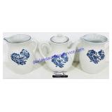 Stoneware Teapot & Pitchers (Cracked Pitcher)