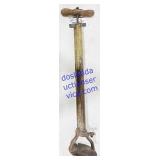 Brass & Wooden Handle Antique Bike Pump