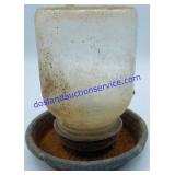 Mason Jar Fed Bird Water Dish