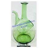 Made in Italy Green Glass Decanter