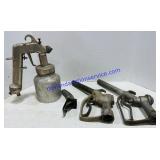 Aluminum Paint Gun & 2 Gas Pump Nozzles