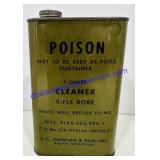 Empty S.C. Johnson & Son 1 Qt Rifle Bore Cleaner