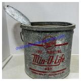 Frabill Mfg. Galvanized Metal Minnow Bucket