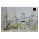 4 Liquor Bottles