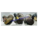 3 Plastic Duck Decoys